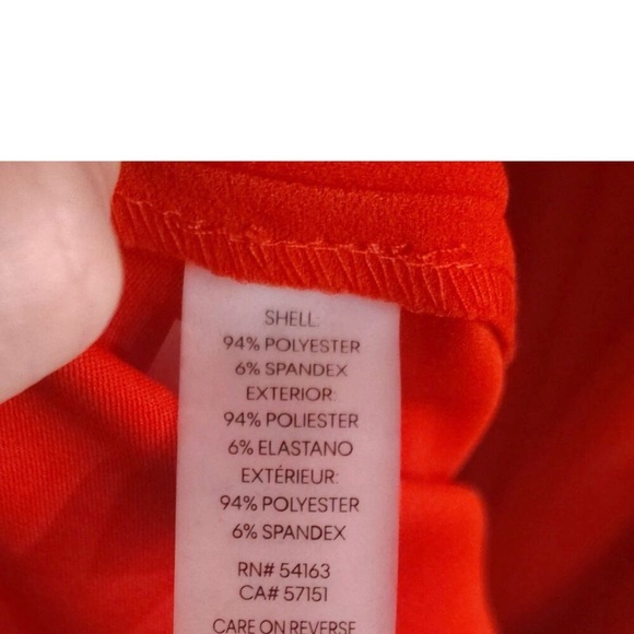 NWT Calvin Klein Sleeveless Mermaid Red Ruffle Dress Size 4 CD9C15L4 Cocktail - Picture 3 of 7